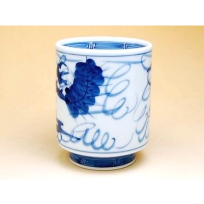 Photo3: Yunomi Tea Cup (Extra Large) for Green Tea Tomi Ryu Dragon