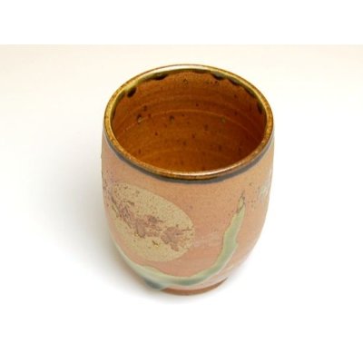 Photo2: Fuku kasumi moon (Blown) Japanese green tea cup