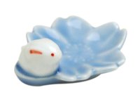 Chopstick rest Sakura usagi Rabbit (Blue)