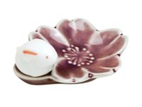 Chopstick rest Sakura usagi Rabbit (purple)