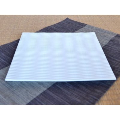 Photo2: Large Plate Tou kiriko White (24.3cm/9.6in)