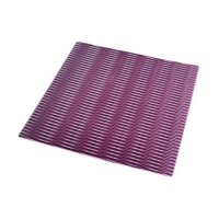 Large Plate Tou kiriko Purple (24.3cm/9.6in)