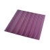 Photo1: Large Plate Tou kiriko Purple (24.3cm/9.6in) (1)