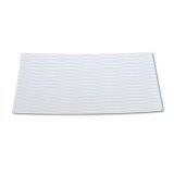 Large Plate Tou kiriko White (22.3cm/8.8in)