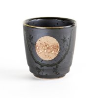 Yunomi Tea Cup (Large) for Green Tea Kasumi Moon Black