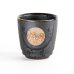 Photo1: Yunomi Tea Cup (Large) for Green Tea Kasumi Moon Black (1)