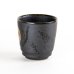 Photo2: Yunomi Tea Cup (Large) for Green Tea Kasumi Moon Black (2)