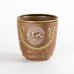 Photo1: Yunomi Tea Cup (Large) for Green Tea Kasumi Moon Brown (1)