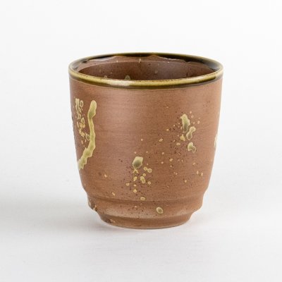 Photo2: Yunomi Tea Cup (Large) for Green Tea Kasumi Moon Brown