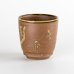 Photo2: Yunomi Tea Cup (Large) for Green Tea Kasumi Moon Brown (2)