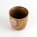 Photo3: Yunomi Tea Cup (Large) for Green Tea Kasumi Moon Brown (3)