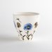 Photo4: Mug Chijire Hana Flower Blue (4)