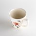 Photo3: Mug Chijire Hana Flower Red (3)