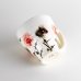 Photo5: Mug Chijire Hana Flower Red (5)