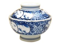 CHAWAN-MUSHI Bowl (11.6cm) Madori sansui