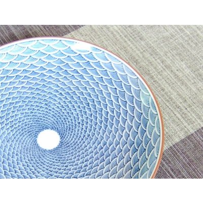 Photo3: Medium Plate (15.2cm) Seikainami