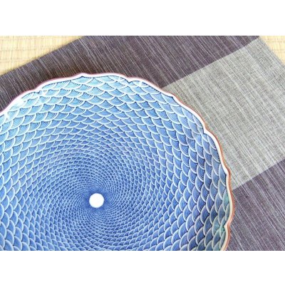 Photo3: Large Plate (24cm) Seikainami