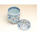 Photo2: Yunomi Tea Cup with Lid for Green Tea Wari souka (Large) (2)