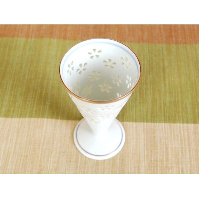 Photo2: Cup Openwork Suisyo hanazume