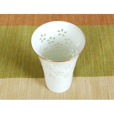 Photo2: Cup Openwork Suisyo hanazume