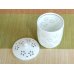 Photo2: Yunomi Tea Cup with Lid for Green Tea Openwork Suisho hanazume (Small) (2)