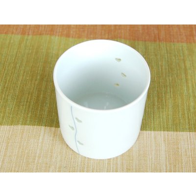 Photo3: Cup Openwork Suisyo heart line (Blue)