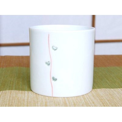 Photo2: Suisyo heart line (Red) cup