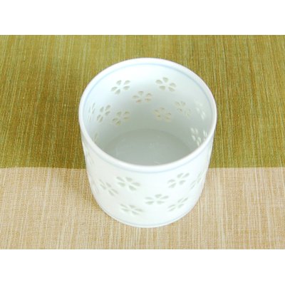 Photo2: Cup Openwork Suisyo hanazume