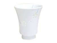 Suisyo Hana asobi (Blue) Japanese green tea cup