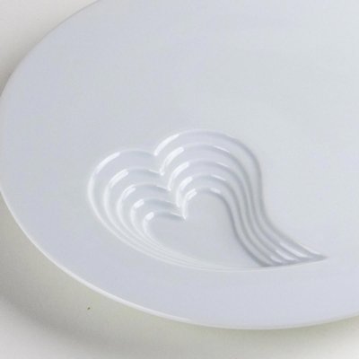 Photo1: Large Plate Heartfull (20.1cm/7.9in)
