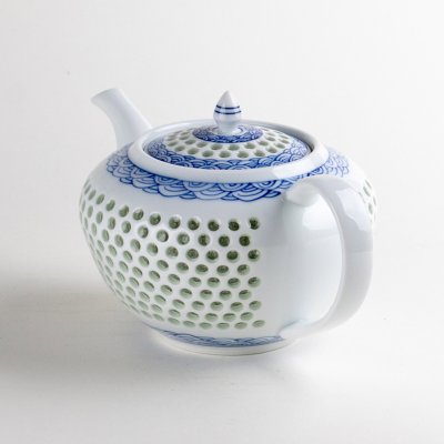 Photo2: Teapot Suishocho seigaiha