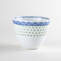 Yunomi Tea Cup for Green Tea Suishocho Seigaiha