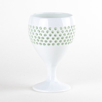 Photo1: Ceramic Wine Glass Openwork Suisyo Premium