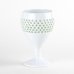 Photo1: Ceramic Wine Glass Openwork Suisyo Premium (1)