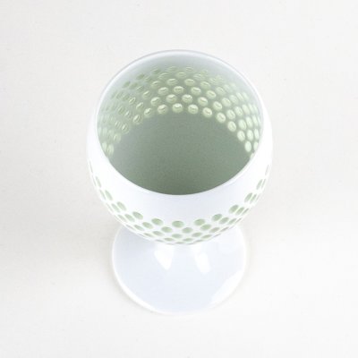 Photo3: Ceramic Wine Glass Openwork Suisyo Premium