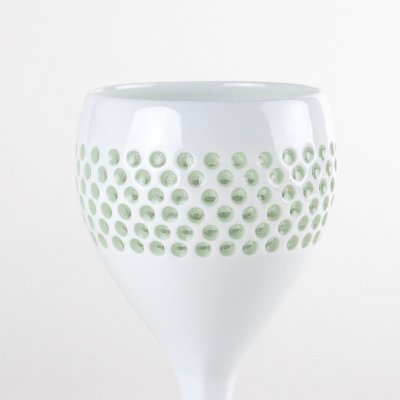 Photo5: Ceramic Wine Glass Openwork Suisyo Premium