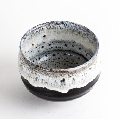 Photo3: Matcha Bowl Tenmoku-Warahai with Wooden Box