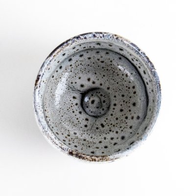 Photo4: Matcha Bowl Tenmoku-Warahai with Wooden Box