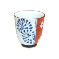 Yunomi Tea Cup for Green Tea Umedami karakusa (Red)