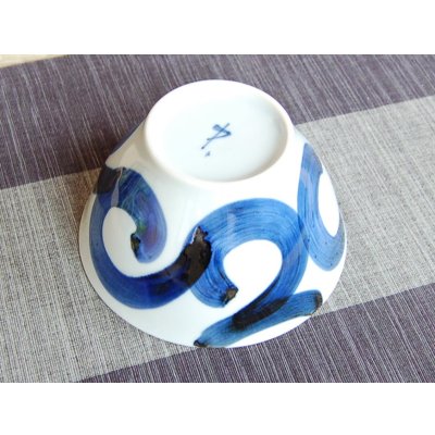 Photo3: Donburi Bowl for Noodles (14.3cm) Futo-karakusa