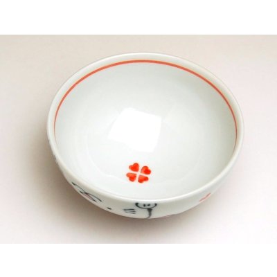 Photo3: Tableware for Children Rice Bowl Niko Niko club Rabbit