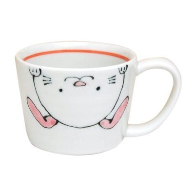 [Made in Japan] <Child tableware>Niko Niko club rabbit Mug