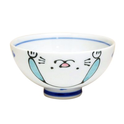 [Made in Japan] <Child tableware>Niko Niko club doggy Rice bowl