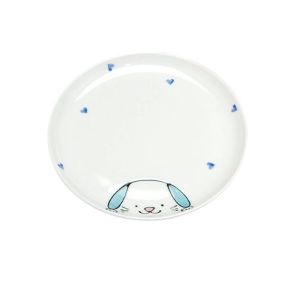 [Made in Japan] <Child tableware>Niko Niko club doggy Plate (Large)