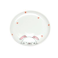  Niko Niko club rabbit Plate (Large)