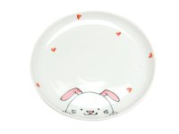 Tableware for Children Plate (Large) Niko Niko club Rabbit