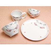 Tableware for Children Set (4 pieces) Niko Niko club Rabbit