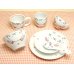 [Made in Japan] <Child tableware>Niko Niko club rabbit whole set (7 pieces)