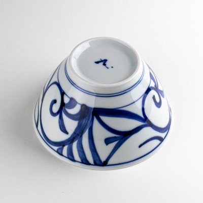 Photo5: Medium Bowl Tobe karakusa (14.3cm/5.6in)