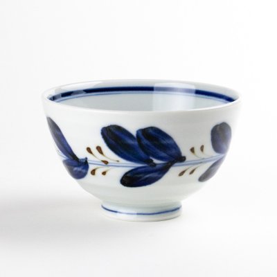 Photo1: Rice Bowl Leaf (Blue)